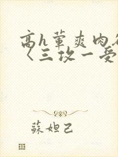 高h荤爽肉欲文〈三攻一受
