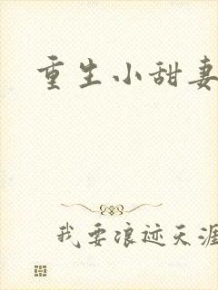 重生小甜妻