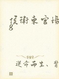 侯卫东官场笔记8