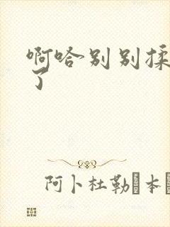 啊哈别别揉那处了