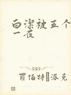 白洁被五个人玩一夜