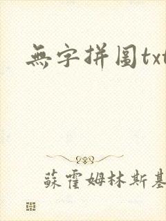 无字拼图txt