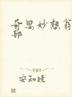 奇思妙想翁十三部