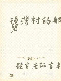 后湾村的那些事儿