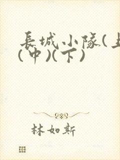 长城小队(上)(中)(下)封面