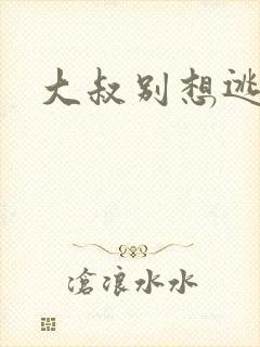 大叔别想逃