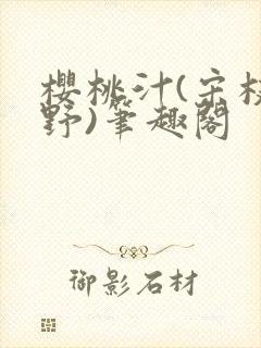 樱桃汁(宋枝江野)笔趣阁