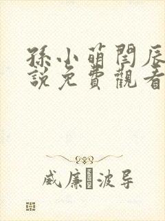 孙小萌闫辰的小说免费观看