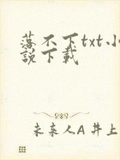 落不下txt小说下载