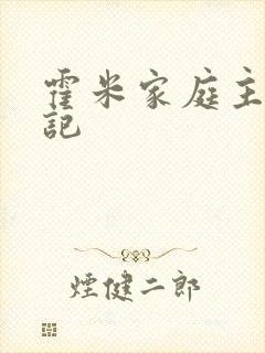 霍米家庭主妇日记