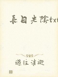 长日光阴txt
