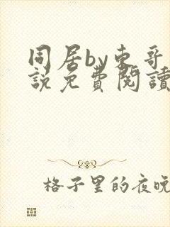 同居by东哥小说免费阅读全文无弹窗