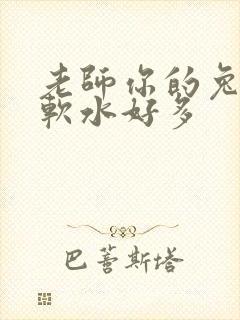 老师你的兔子好软水好多