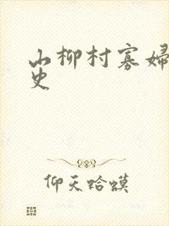 山柳村寡妇的情史