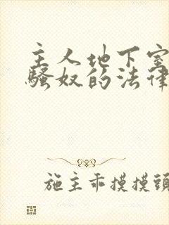 主人地下室惩罚骚奴的法律后果