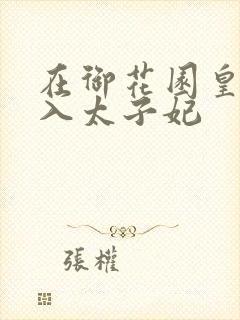 在御花园皇上进入太子妃