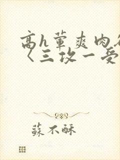 高h荤爽肉欲文〈三攻一受