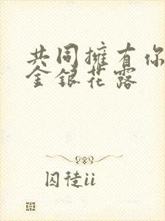 共同拥有你by金银花露