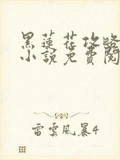 黑莲花攻略手册小说免费阅读全文