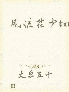 风流花少txt
