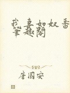 我妻如奴番外篇笔趣阁