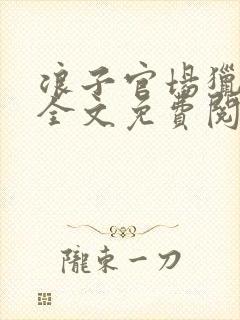 浪子官场猎艳记全文免费阅读