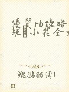 优质rb攻略系统寀小花全文免费阅读封面