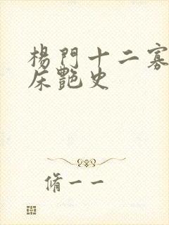 杨门十二寡妇肉床艳史