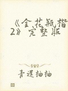 《金花瓶楷梅花2》完整版