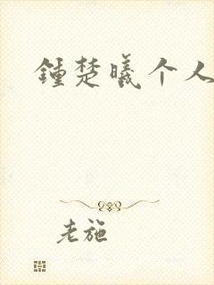 钟楚曦个人简历