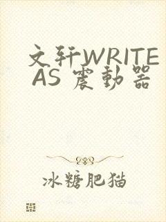 文轩WRITE AS 震动器