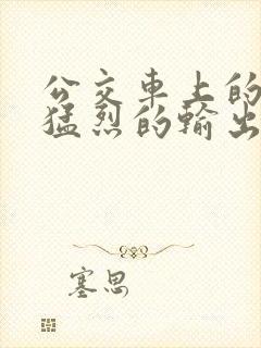 公交车上的诗请猛烈的输出阅读