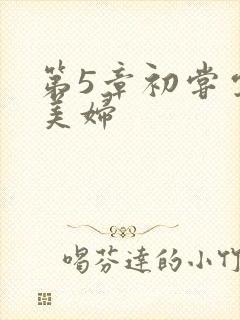 第5章初尝云雨美妇