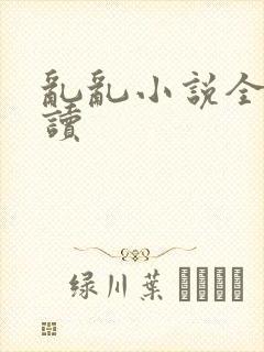 乱乱小说全文阅读