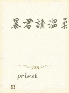 暴君请温柔封面