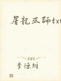 屠龙巫师txt封面