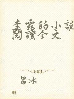 李霖的小说免费阅读全文