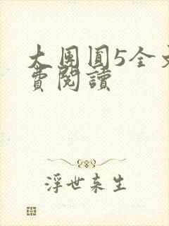 大团圆5全文免费阅读