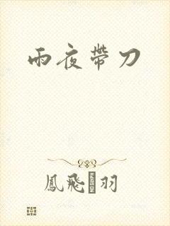 雨夜带刀