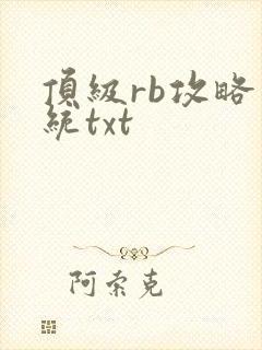 顶级rb攻略系统txt