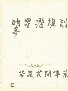 明星潜规则之皇梦