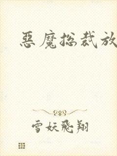 恶魔总裁放了我封面