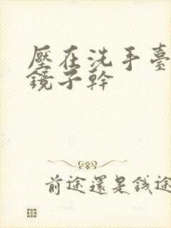 压在洗手台看着镜子干