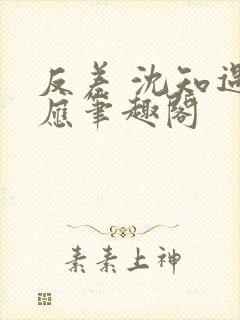 反差 沈知遇晏应笔趣阁