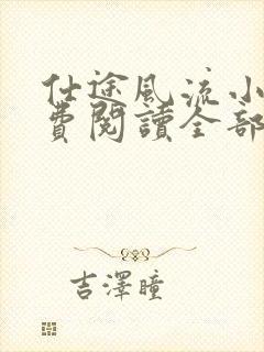 仕途风流小说免费阅读全部章节