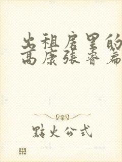 出租房里的交互高康张睿篇