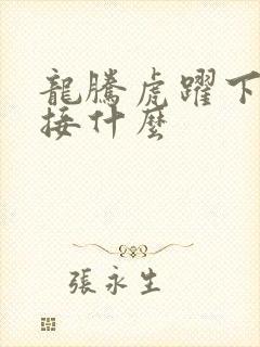 龙腾虎跃下一句接什么
