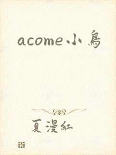 acome小鸟