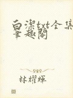 白洁txt全集笔趣阁