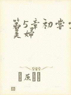 第5章初尝云雨美妇